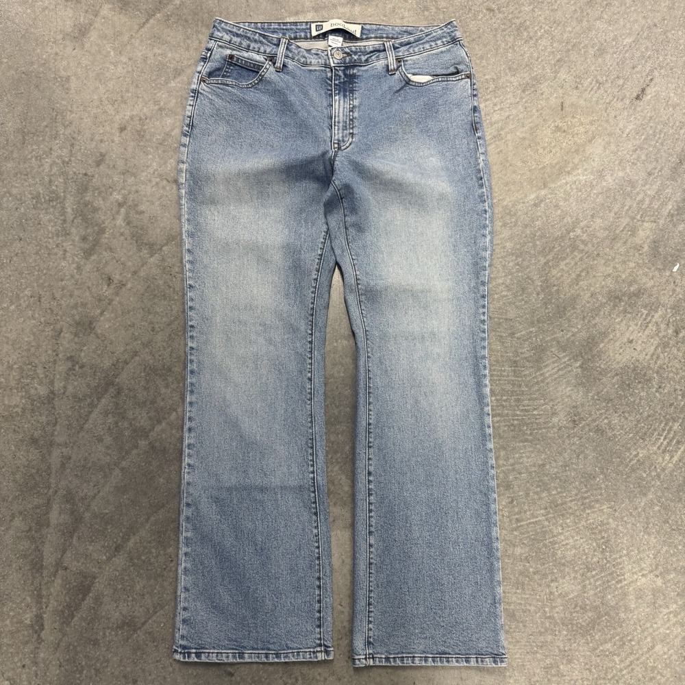 Gap Boot Cut Stretch Jeans Womens 14 Blue Light Wash Bootcut Denim Pants Casual